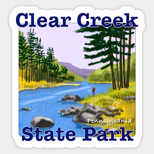 Clear Creek State Park, Pennsylvania Sticker